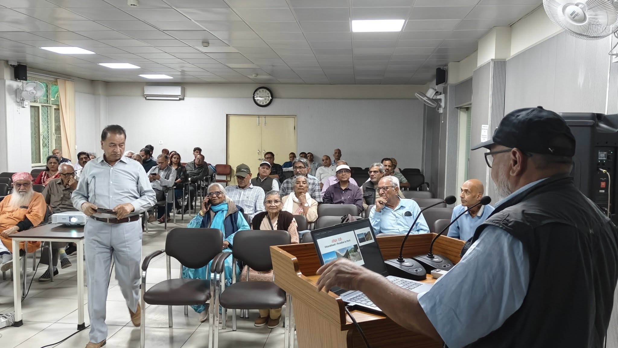 धराली आपदा पीड़ितों व राहत कार्य में लगे कर्मवीरों का आंखों देखी वर्णन प्रस्तुत किया