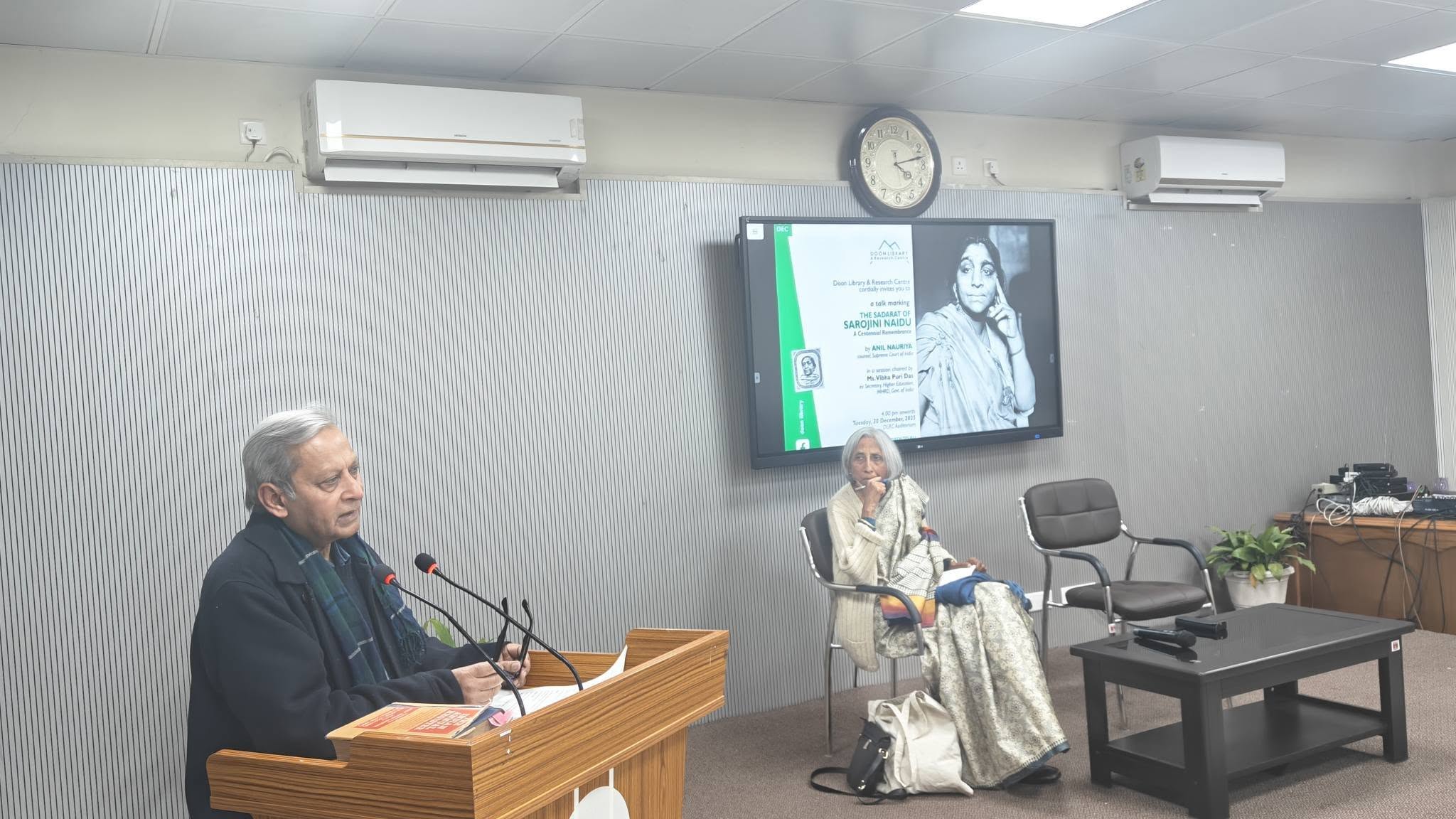 सरोजिनी नायडू की शताब्दी वर्ष पर व्याख्यान