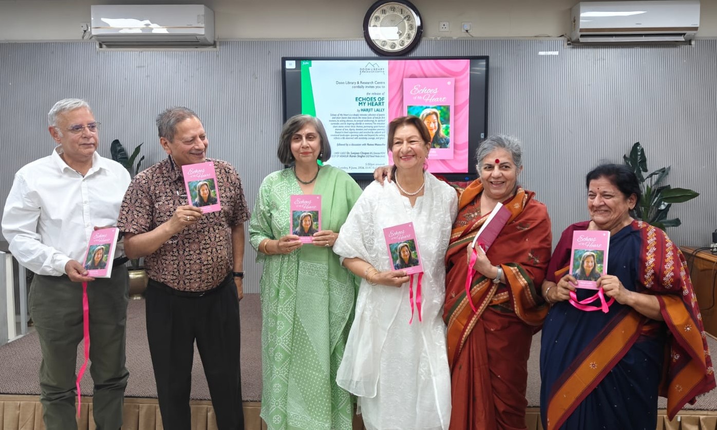 सुप्रसिद्ध लेखिका हरजीत लाली की नवीन कृति इकोज ऑफ माई हार्ट पर एक विशेष साहित्यिक परिचर्चा